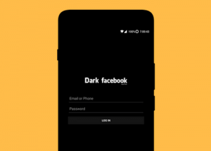 dark facebook android