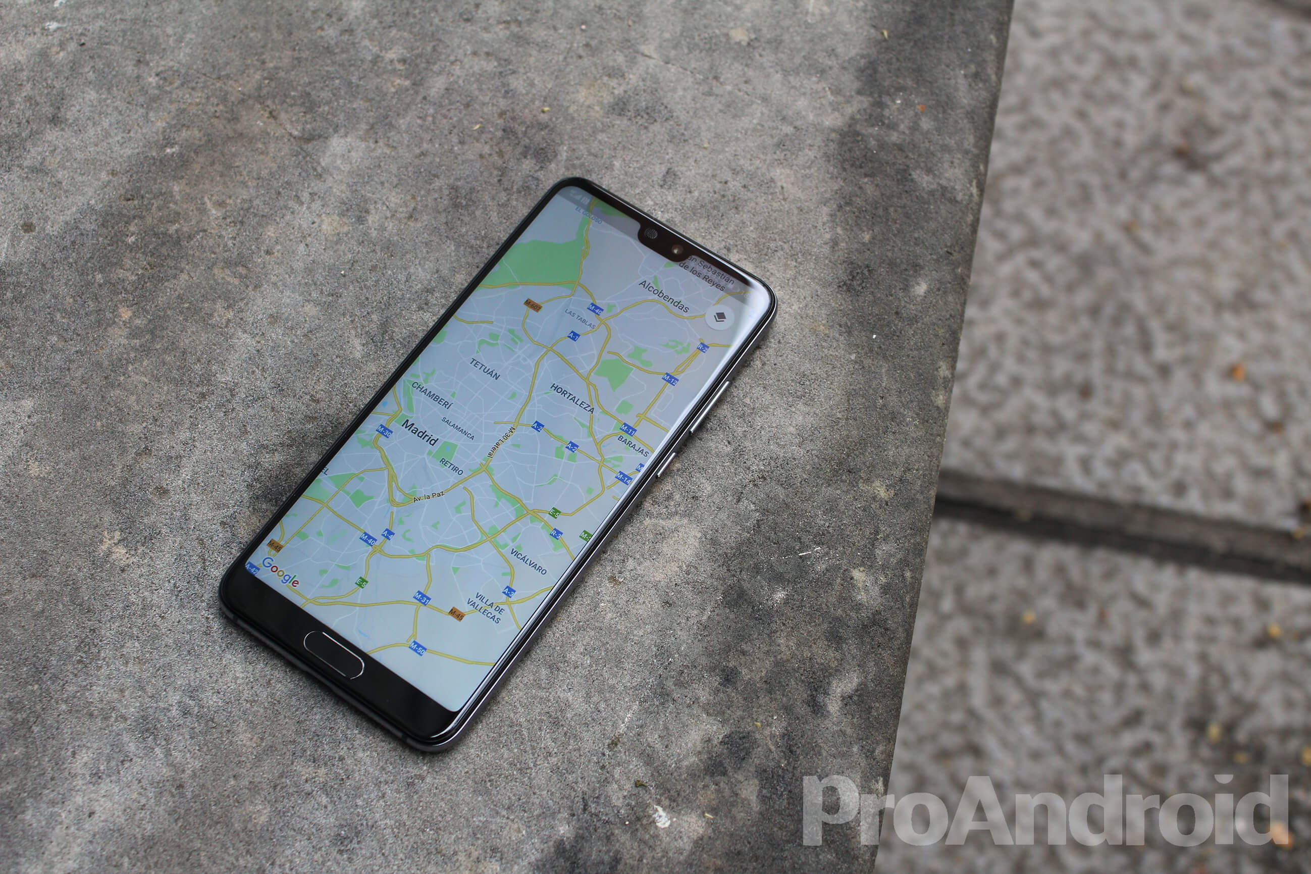 Google Maps en el Huawei P20