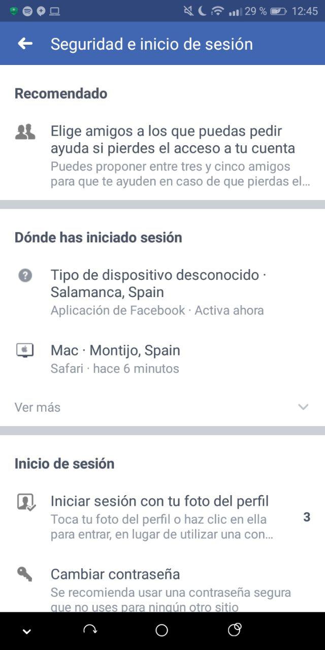 facebook para android