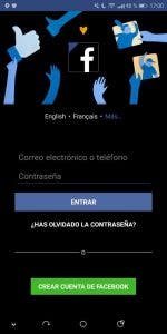 modo oscuro de facebook en android