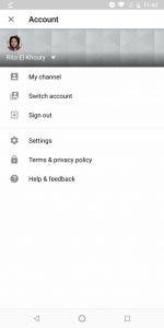 modo incognito de youtube