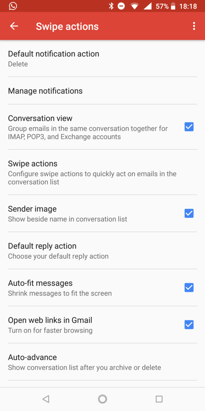 gmail para android