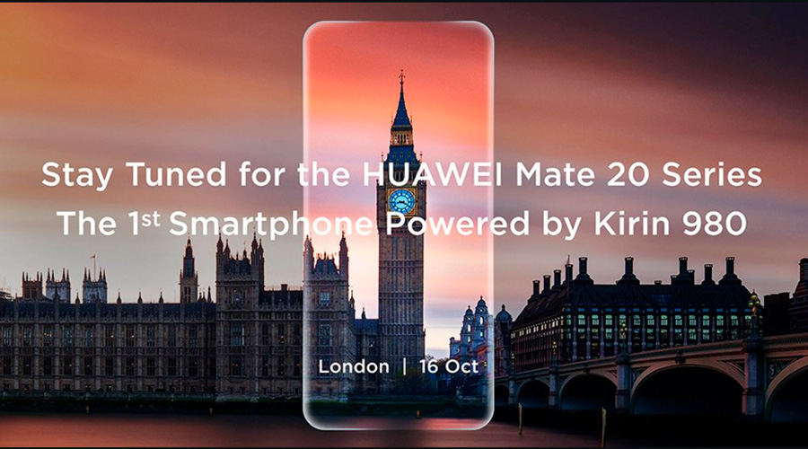 El Huawei Mate 20 será presentado a mediados de octubre en Londres