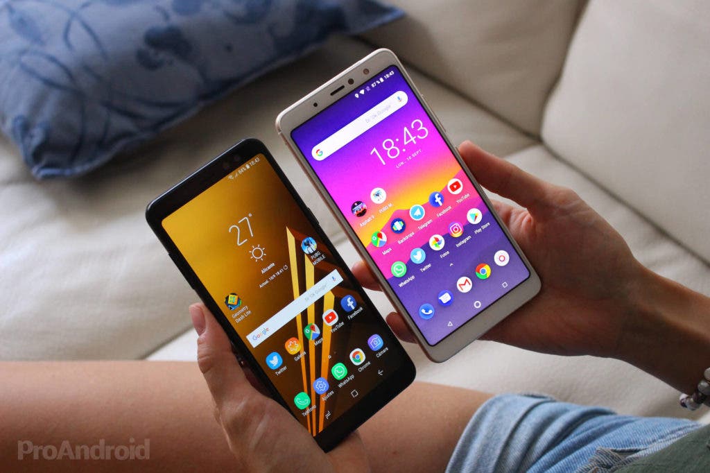 BQ Aquaris X2 Pro VS Samsung Galaxy A8