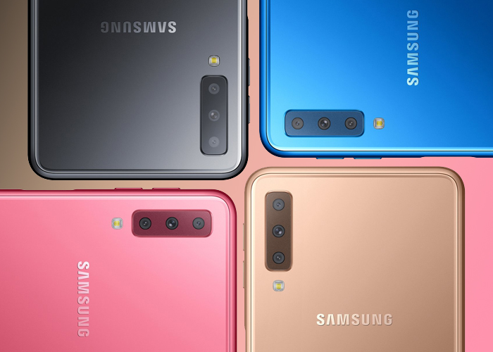 El Samsung Galaxy A7 ya es oficial y sí, tiene triple cámara trasera