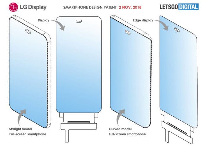 El LG G8 podría incluir la cámara en un agujero integrado en la pantalla