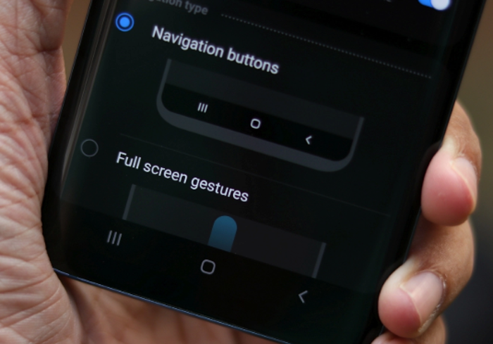 Así son los nuevos gestos de navegación que llegan a los móviles Samsung con Android 9 Pie