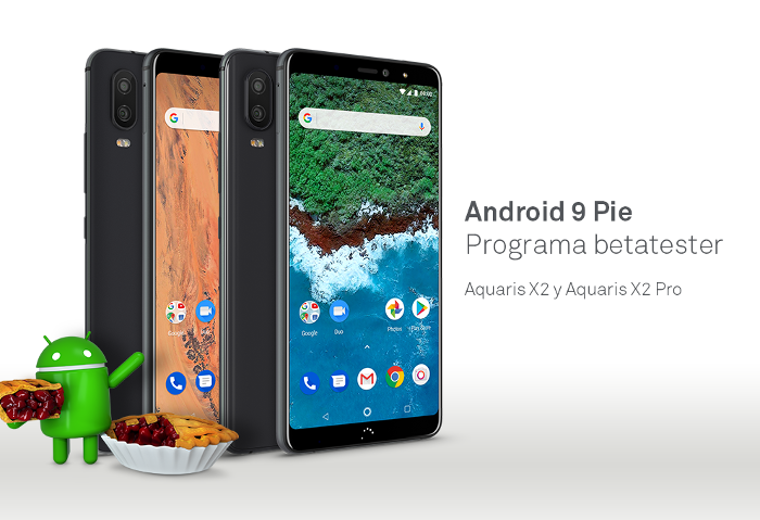 Abierto el programa beta de Android 9.0 Pie para los BQ Aquaris X2 y X2 Pro