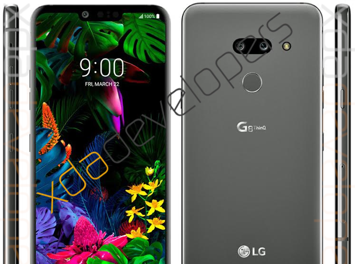 Filtrado el diseño del LG G8 antes de su presentación: notch y pocas novedades