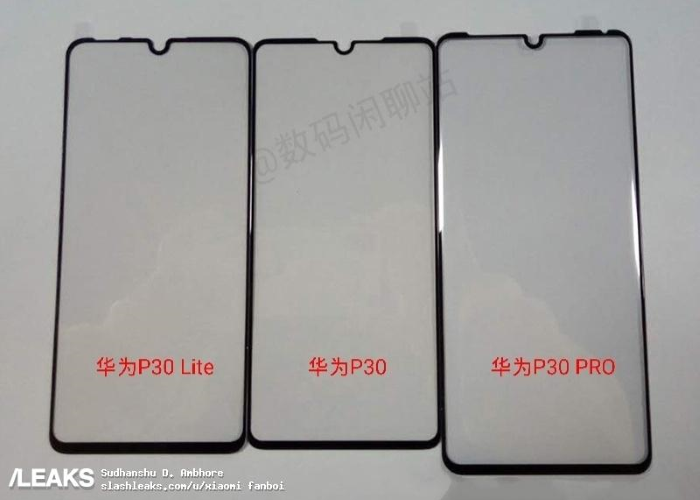 Aparecen unos supuestos protectores de pantalla para las versiones del Huawei P30