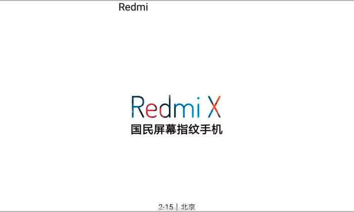 Redmi X presentación