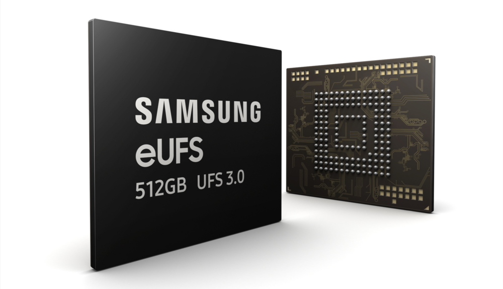 Samsung dobla la velocidad de almacenamiento con las memorias eUFS 3.0