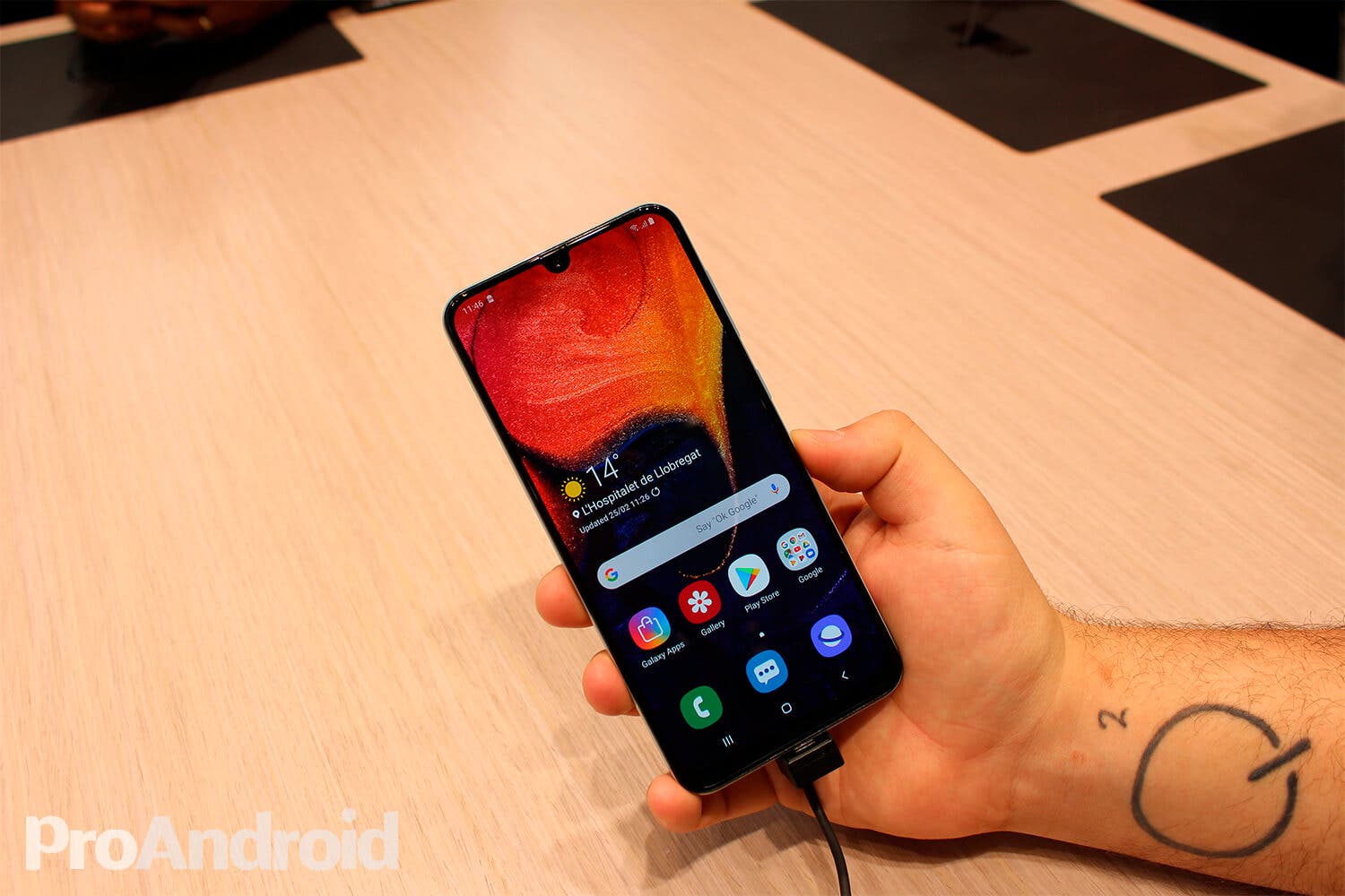 Samsung Galaxy A50 pantalla