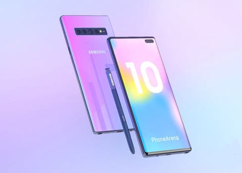 Nuevos detalles sobre la pantalla del Samsung Galaxy Note 10 se filtran