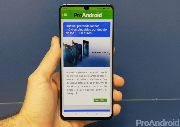 La pantalla del Huawei P30 está fabricada por Samsung, pero la del P30 Pro no