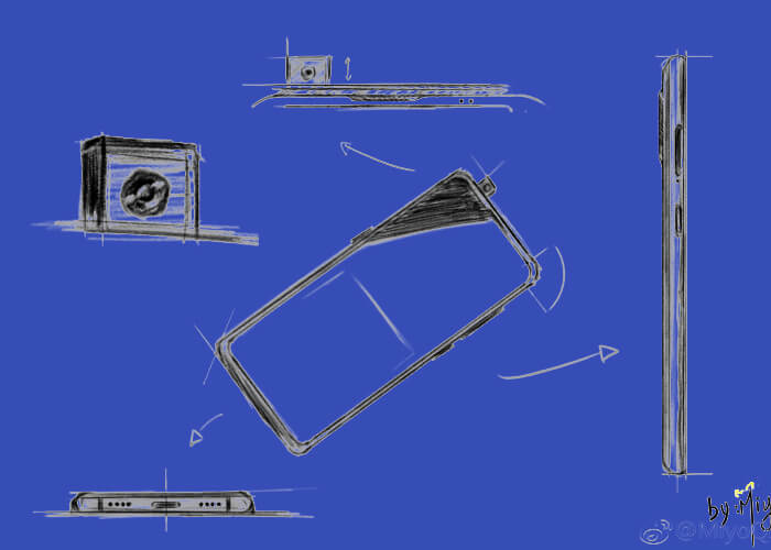 Así podría ser el Xiaomi Mi MIX 4 según estos bocetos