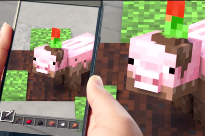 Minecraft prepara una versión del juego con realidad aumentara para móviles