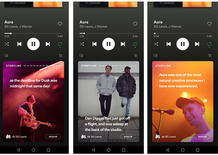 Spotify lanza sus historias al más puro estilo Instagram