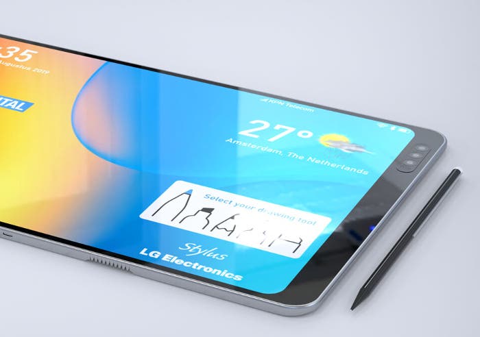 Nuevas filtraciones del móvil plegable de LG: doble pliegue y biseles pequeños