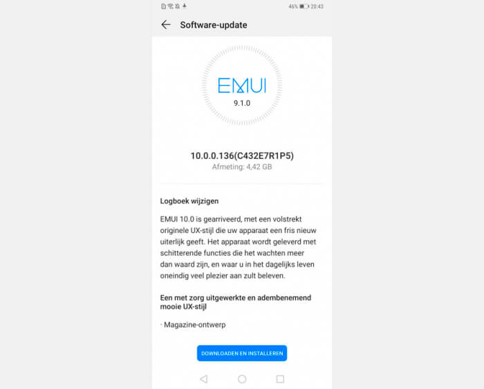 Huawei Mate 20 Pro Android 10