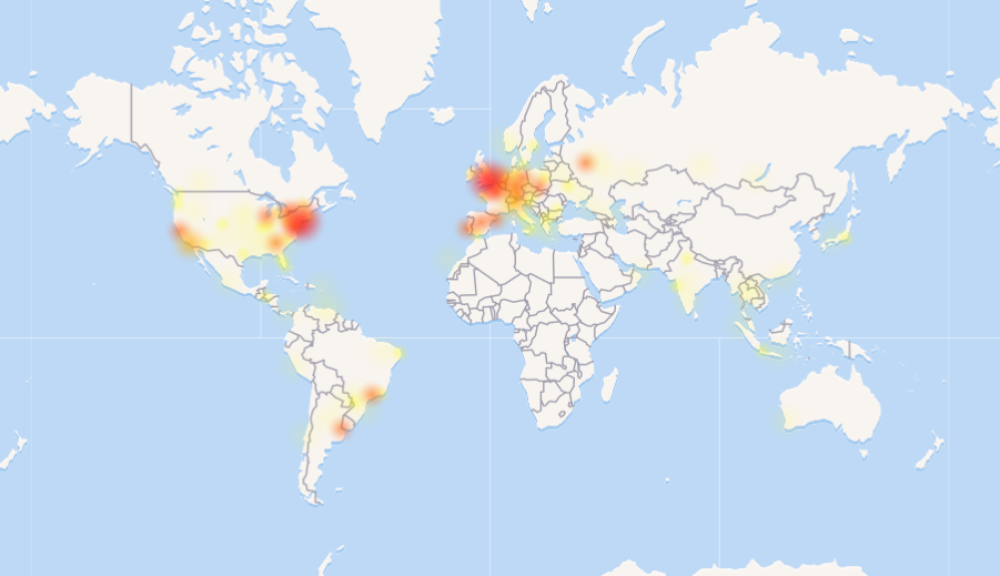 Lugares del mundo en los que está fallando Facebook e Instagram