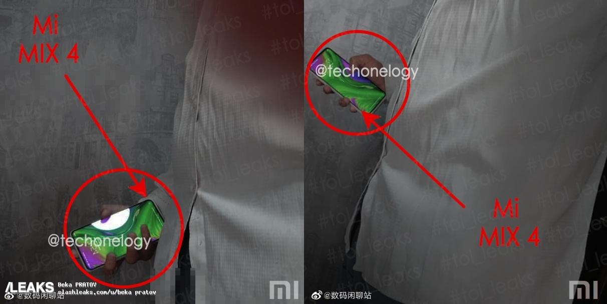 Nuevas imágenes reales del Xiaomi Mi MIX 4: ¿será este su diseño?