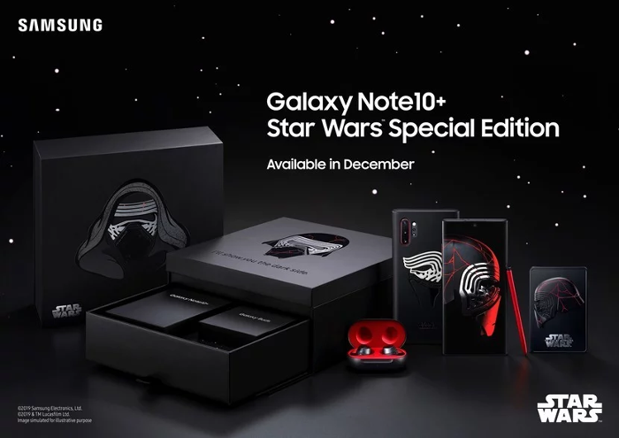 Samsung Galaxy Note 10+ Star Wars Edition: así es el móvil perfecto para los fans de la saga
