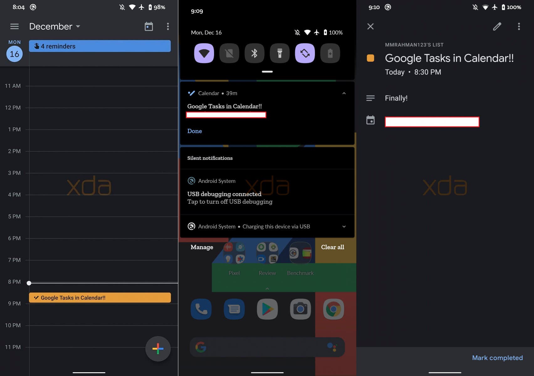 Google Calendar Google Tasks