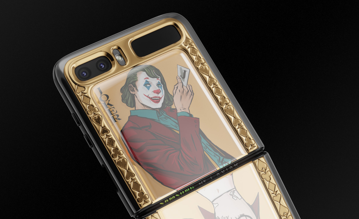 The Galaxy Z Flip already has a special edition of Joker and Harley Quinn