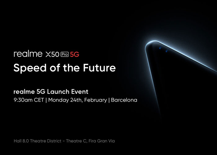 El Realme X50 Pro 5G se presentará en el MWC 2020