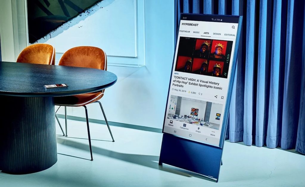 Samsung Sero, el televisor perfecto para ver TikTok o las historias de Instagram