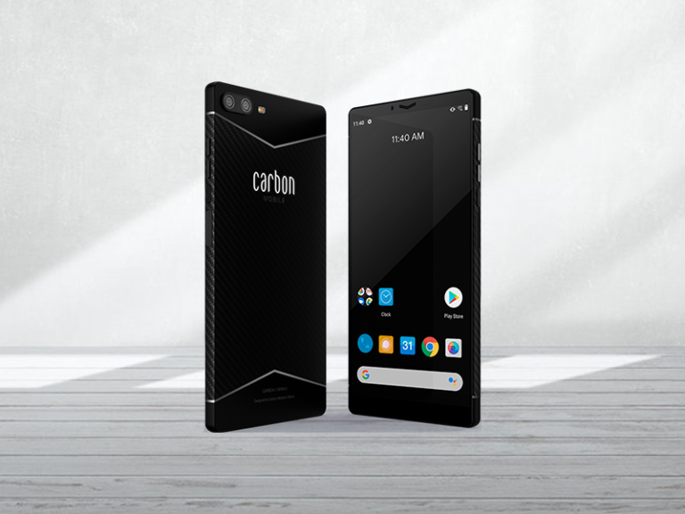 Carbon 1 MK II, el primer móvil de fibra de carbono