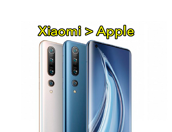 Xiaomi supera a Apple, y no es por incluir cargadores en la caja