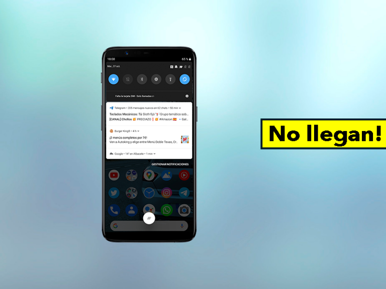 Las notificaciones no llegan bien: el principal problema y su solución