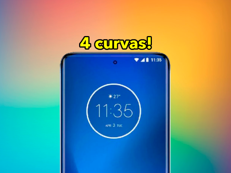 Este sería el espectacular diseño del Motorola de gama alta para 2021: pantalla con 4 curvas