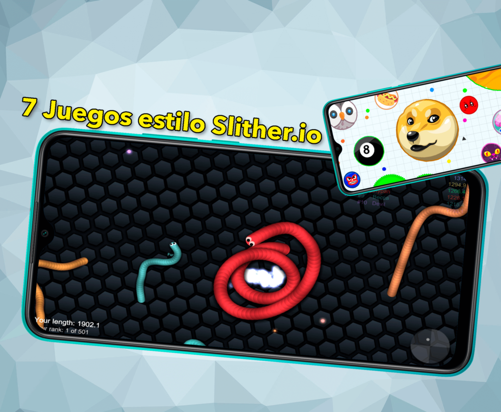 7 Juegos estilo Slither.io para Android muy adictivos y que puedes jugar con amigos