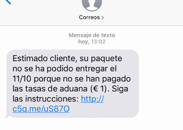 SMS de envíos falsos: cómo detectarlos y evitar el Phishing