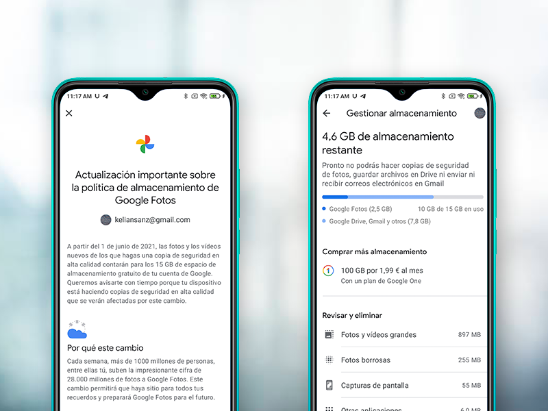 Libera espacio en Google Fotos para almacenar más fotos gratis