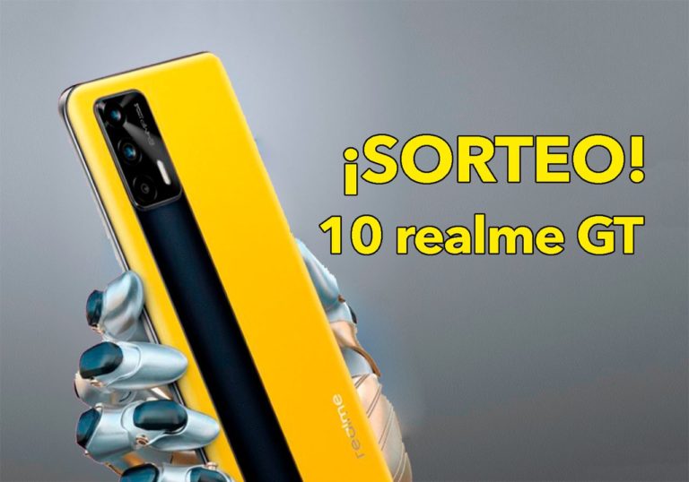 SORTEO: 10 teléfonos REALME GT con acceso a la beta de Android 12!