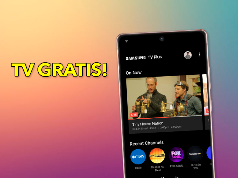 Canales de Televisión Gratis si tienes un móvil Samsung Galaxy