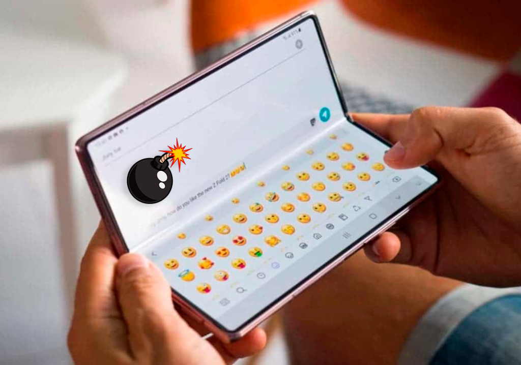 Un Samsung Galaxy Z Fold 3 5G explota y su dueño lo graba