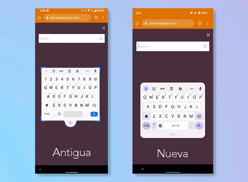 The Google Keyboard changes completely with this update