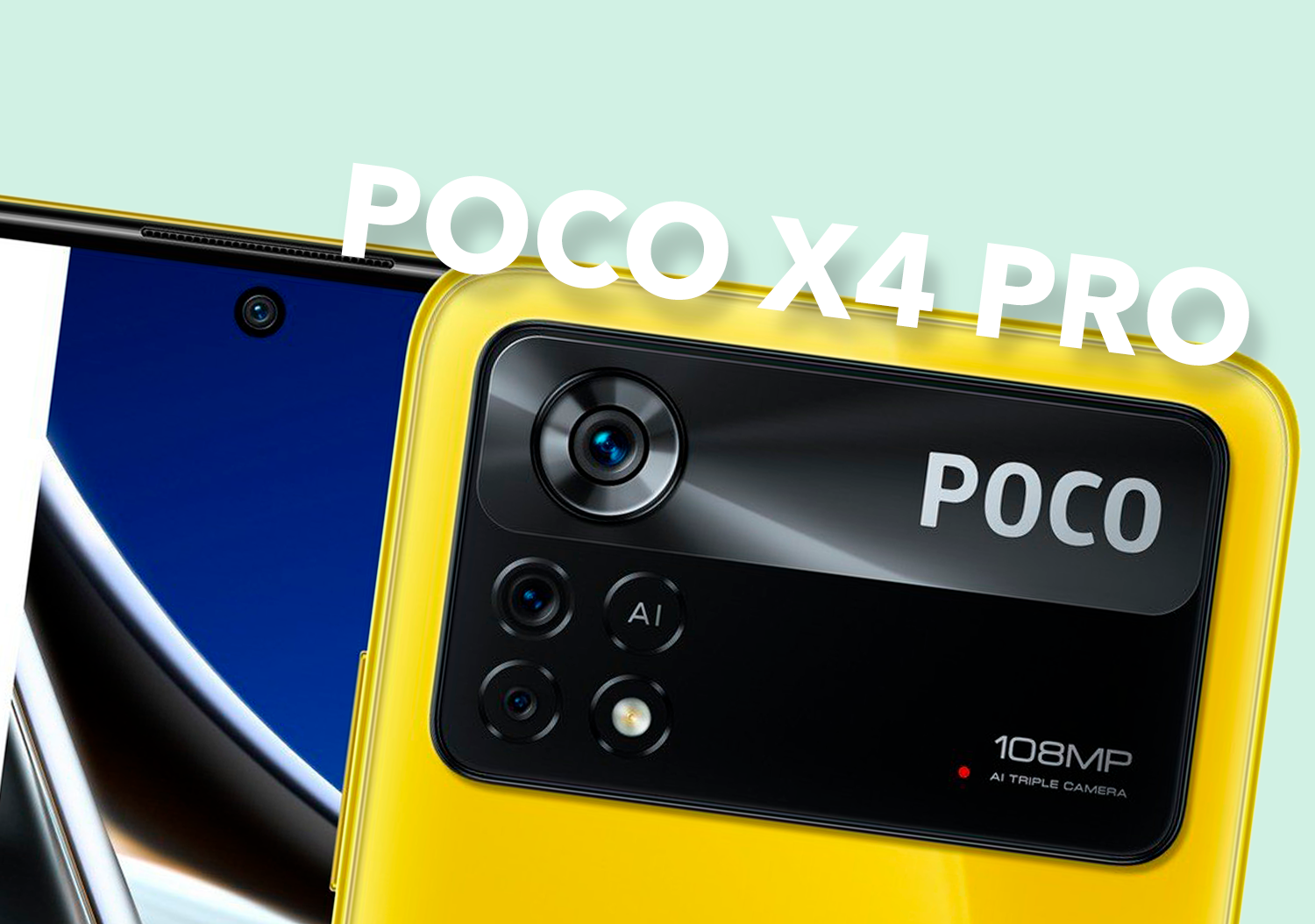 ¡Diseño filtrado del POCO X4 Pro! Nueva cámara gigante de 108 MP y nuevos colores