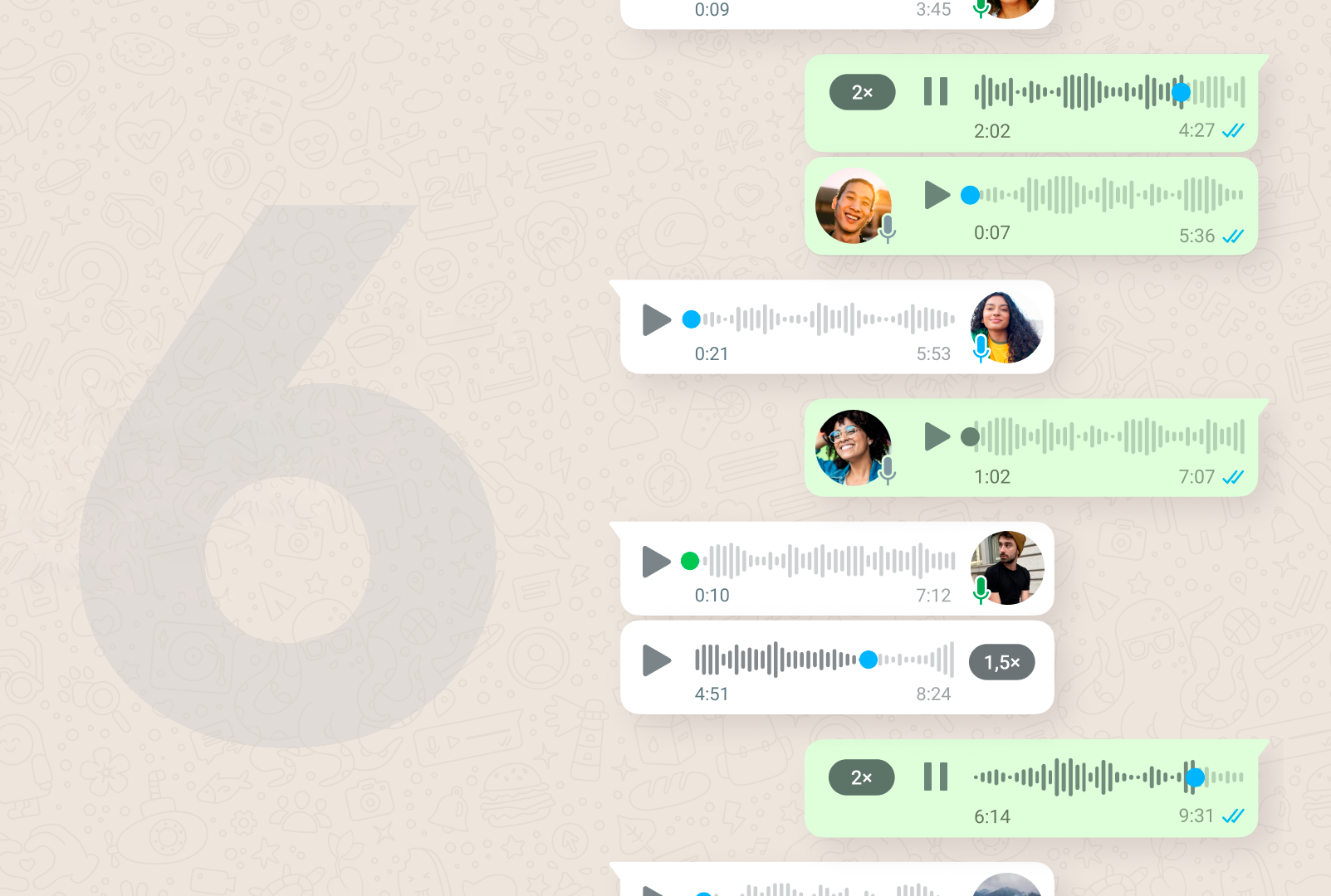 6 Mejoras de WhatsApp que están llegando a tu móvil y son muy TOP