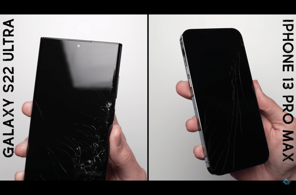 ¿Cuántas caídas resiste la pantalla? Galaxy S22 Ultra vs iPhone 13 Pro