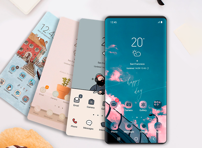 Cambia el diseño de tu Samsung con estos temas y dale un aspecto totalmente diferente