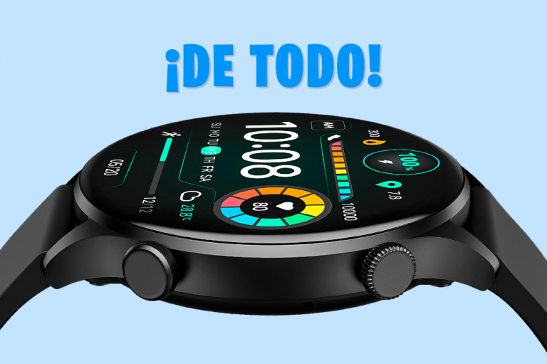 Pantalla grande, 7 días de batería y multitud de sensores: ¿el smartwatch barato más recomendable de AliExpress?