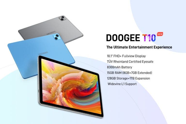 Doogee T10: la tablet de 10 pulgadas más barata para ver todo en HD