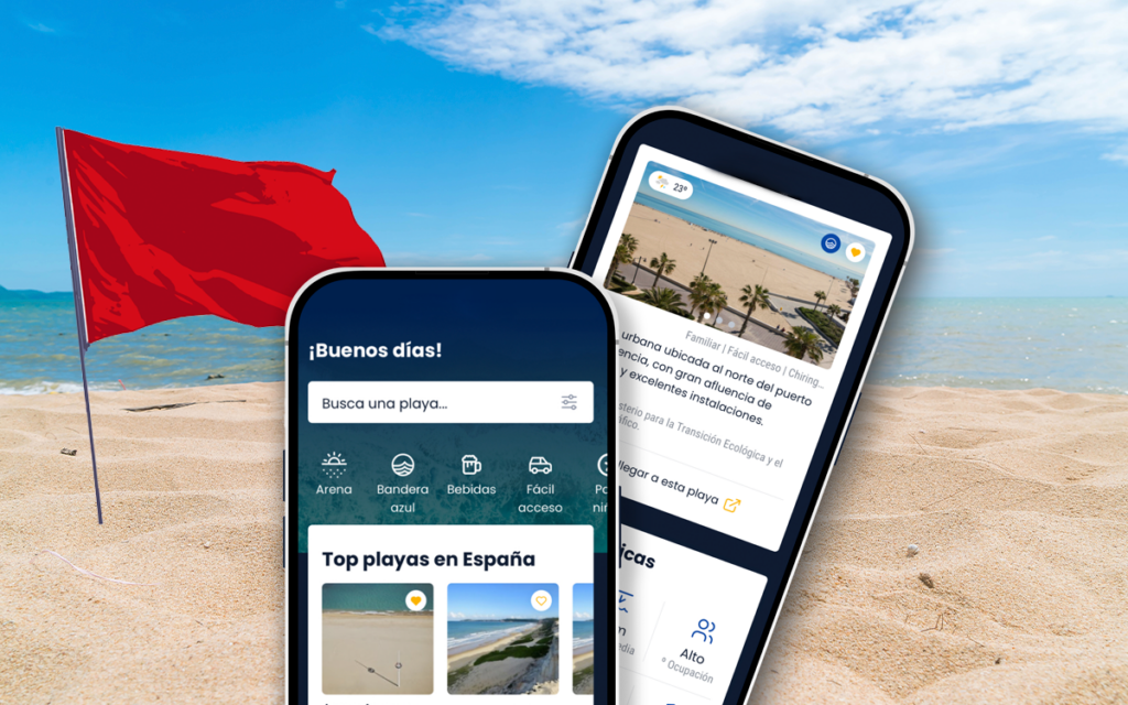 ¡Que las banderas rojas no te pillen por sorpresa! Esta App te da toda la información sobre la playa a la que vas