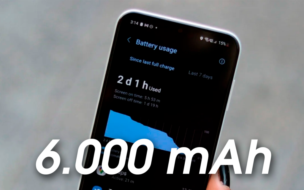 ¿Batería para 2 días? Estos smartphones tienen 6.000 mAh, un 20% más que la media